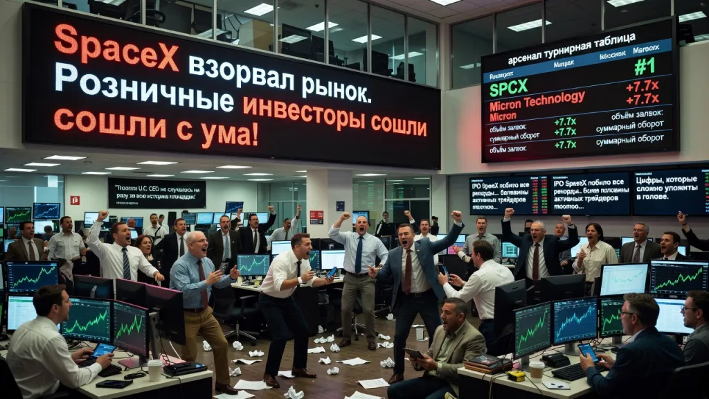 SpaceX взорвал рынок. Розничные инвесторы сошли с ума!