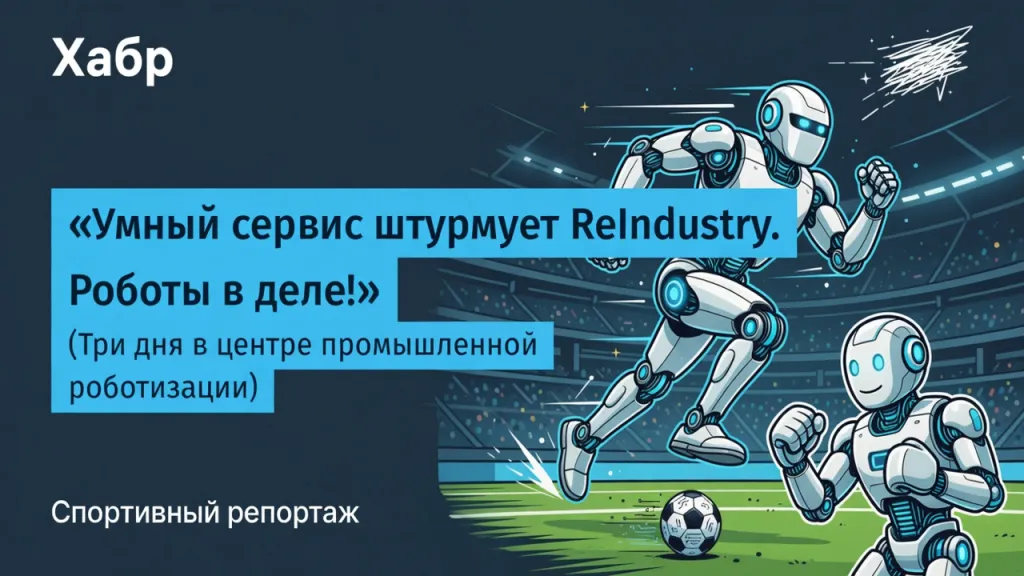 Умный сервис штурмует ReIndustry. Роботы в деле!